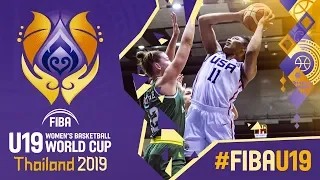 USA v Australia - Full Game - FIBA U19 Women's Basketball World Cup 2019