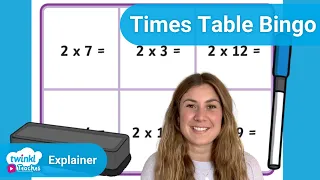 Twinkl KS1 | Exploring the 2 Times Table Bingo Game