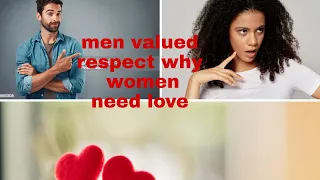 Men need respect why women need love#respectwomen