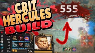 Smite: Hercules Crit Build - The Ra THAT DESTROYED THEIR WHOLE TEAM!