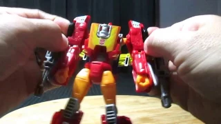 Transformers Titans Return Firedrive  Hot Rod unboxing review