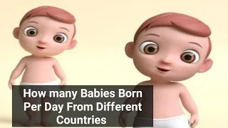 How Many Babies are Born Per Day in Each Country 2023 | Country Birth Rate Comparison 2023