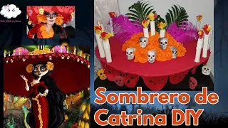 💀Como Hacer Sombrero de Catrina el Libro de la Vida DIY