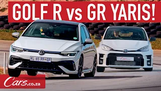 New Golf 8 R vs Toyota GR Yaris! Hot lap shootout...which is faster?