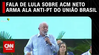 Em evento na Bahia, Lula chama ACM Neto de "grampinho" | CNN 360º