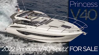 2022 Princess V40 For Sale | 'Spritz' | Luxury Sport Yacht
