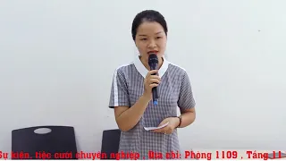[ Đào Tạo MC Tiệc cưới ] Kỹ năng giới thiệu bài hát trong tiệc cưới - Học viên Thanh Tuyền
