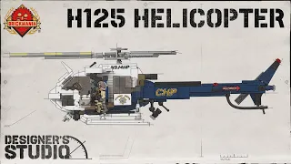 H125 Helicopter - California Highway Patrol Aircraft - Custom Lego - In The Designer’s Studio