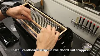 Accordion 101: How to block bass chord mechanism for shipping