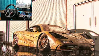 Rebuilding a McLaren F1 - NFS HEAT - Logitech G29 gameplay