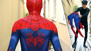 SPIDER-MAN TEAM UP The AVENGERS in Real Life ( Cosplay  )