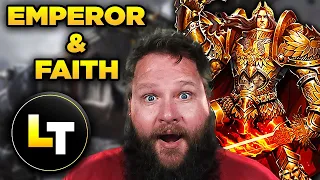 The Emperor of Man - FAITH AND THE WARP - WARHAMMER 40,000 - Accolonn Reacts to Luetin09