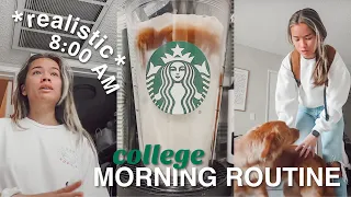 my REAL 8:00 AM COLLEGE MORNING ROUTINE!