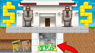 ¡ROBAMOS EL BANCO DE SKIBIDI TOILET! 💰 | Michi Miau y Bebe Noob vs Skibidi Toilet en MINECRAFT