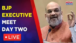 Amit Shah Live | Amit Shah Addresses Media On BJP National Executive Meeting Day 2 | English News