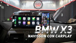 Instalar Pantalla Multimedia en BMW X3 Navisson, CarPlay, Android, Navegador, GPS