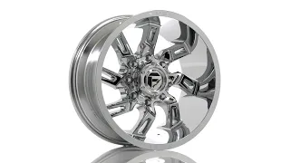 D746 Lockdown Wheel by Fuel Off-Road Wheels - Chrome - 20x10