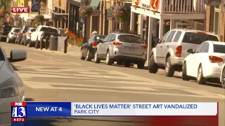 Black Lives Matter murals vandalized in Park City