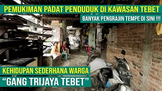 Pemukiman Padat Penduduk Di Gang Trijaya Tebet | Gang Kecil Dan Bersih