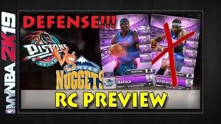 FINALLY SOME DEFENSE!! | Rivals Clash Preview Wallace vs Anthony | MYNBA2K19