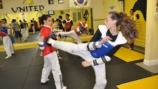 Great Taekwondo Training  Warm up, Fundaments, Sparring