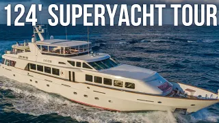 Touring a 124' Luxury SuperYacht | 2002 Trinity Yachts 124’ Super Yacht Walkthrough
