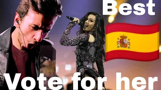 Chanel - SloMo - LIVE -Spain 🇪🇸 - Grand Final - Eurovision 2022 Reaction | Vote For her!!!