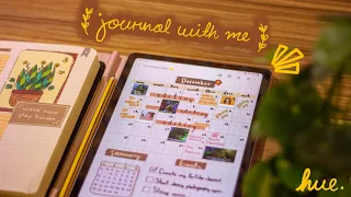 Journal with me #1🌼 Samsung Galaxy Tab S6 Lite 🌸 Intro to Digital Journal with Gifs 😊