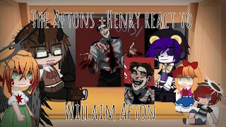 || The Afton Family +Henry react to William Afton || GCRV || Afton Family || FNAF ||