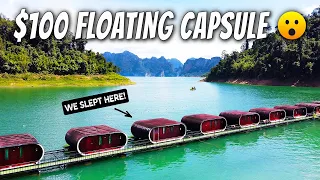 Thailand’s Only Floating Capsule Hotel 🇹🇭 Khao Sok National Park