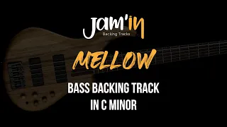 Mellow Bass Backing Track in C Minor