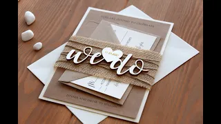 Rustic Wedding Invitation