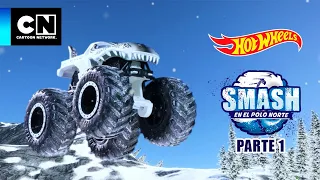 ¡La Navidad está en peligro! Ep. 1 🚘🎅 | Cartoon Network | Monster Trucks Hot Wheels Español