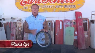 Salvage an Old Rubber Tire - Rick's Tips - American Restoration