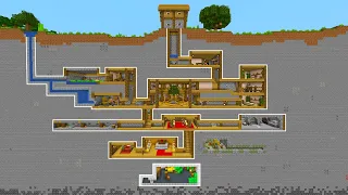 Villager ANT FARM in Minecraft!