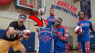 TRYING OUT FOR THE HARLEM GLOBETROTTERS!