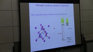 Ania Bleszynski Jayich - "Quantum Sensing and Imaging with Diamond Spins”