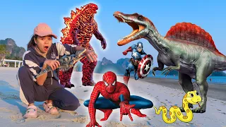 (full) Godzilla đại chiến Khủng Long Bạo Chúa, Siren Head, Huggy Wuggy, siêu nhân, khủng log tê giác