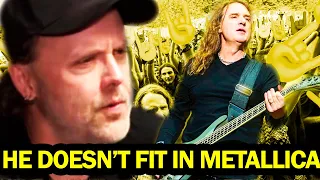 LARS ULRICH RANTING ON FANS ASKING FOR DAVID ELLEFSON (MEGADETH) TO JOIN METALLICA "HE DOESN'T FIT"