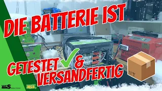 Die Batterie ist getestet & versandfertig | WCS Goch