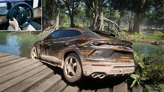 Rebuilding a Lamborghini Urus (Twin Turbo 910HP) - Forza Horizon 5 | Thrustmaster T300RS gameplay