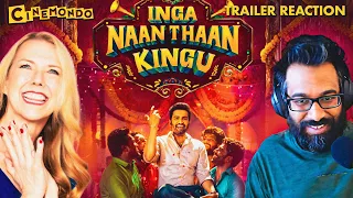 Inga Naan Thaan Kingu Trailer Reaction with @D54pod  Tamil | Santhanam | D. Imman | Anbuchezhian!