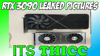 RTX 3090 Pictures LEAKED & Its Absolutely MASSIVE, Triple Slot Card