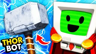 JOB BOT BECOMES THOR With SECRET MJÖLNIR HAMMER (Job Simulator VR Funny Gameplay)