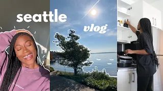 seattle vlog | life in Seattle, first day in my new apartment, getting adjusted