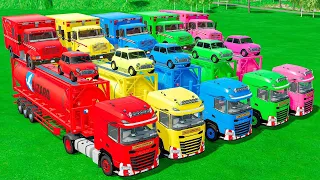 DELIVERY DACIA, DODGE, CITROEN, CATERPILLAR, TRACTOR, CHEVROLET IN COLOR GARAGES - Farming simulator