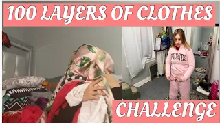 100 LAYERS OF CLOTHES CHALLENGE