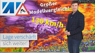 VORWARNUNG: Der Orkan kommt! Der große Vergleich der Wettermodelle! Wie schlimm wird's? 😵