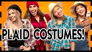 4 Last Minute Halloween Costumes With Plaid!