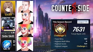 CounterSide PVP (2023) - My Past 10 Challenger 1 Clown Fights, No Commentary Gameplay, Global Server